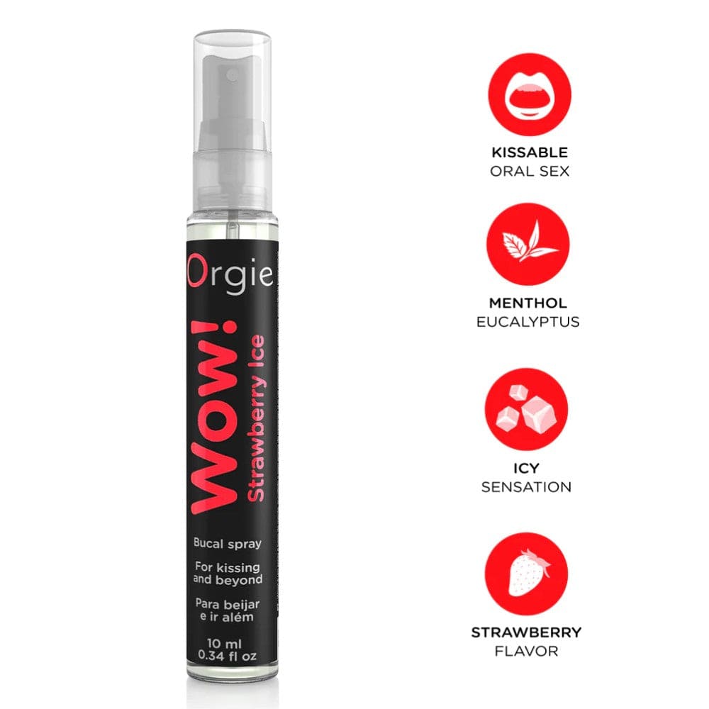 ORGIE WOW! STRAWBERRY ICE BUCAL 10ml SPRAY Orgie - For Me To Love