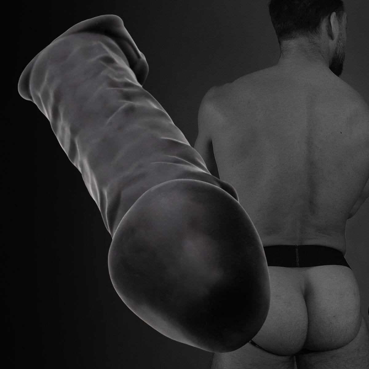 Oxballs - Muscle Ripped Inner Ribbed Velvet Smooth Cocksheath Special Edition Night Black | 9.5 inches Oxballs - For Me To Love