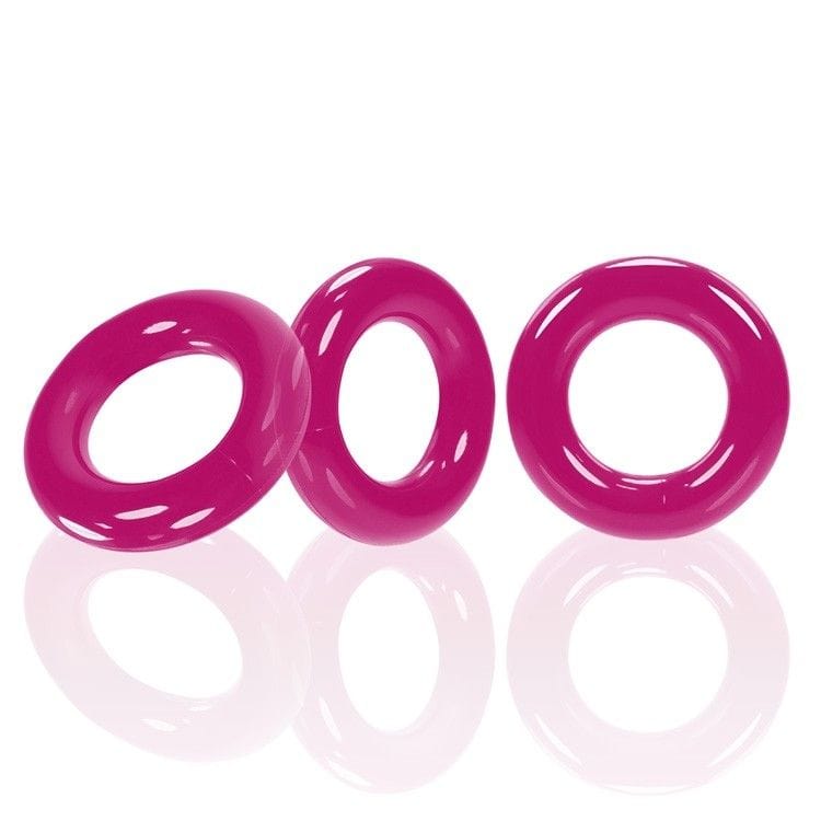 Oxballs - WILLY RINGS 3-pack cockrings | Hot Pink Oxballs - For Me To Love