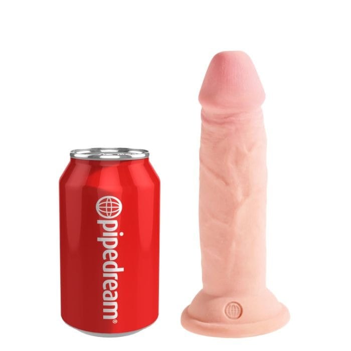 Pipedream - King Cock Plus - Triple Density Dildo with Suction Cup Base | 6 inches Pipedream - For Me To Love