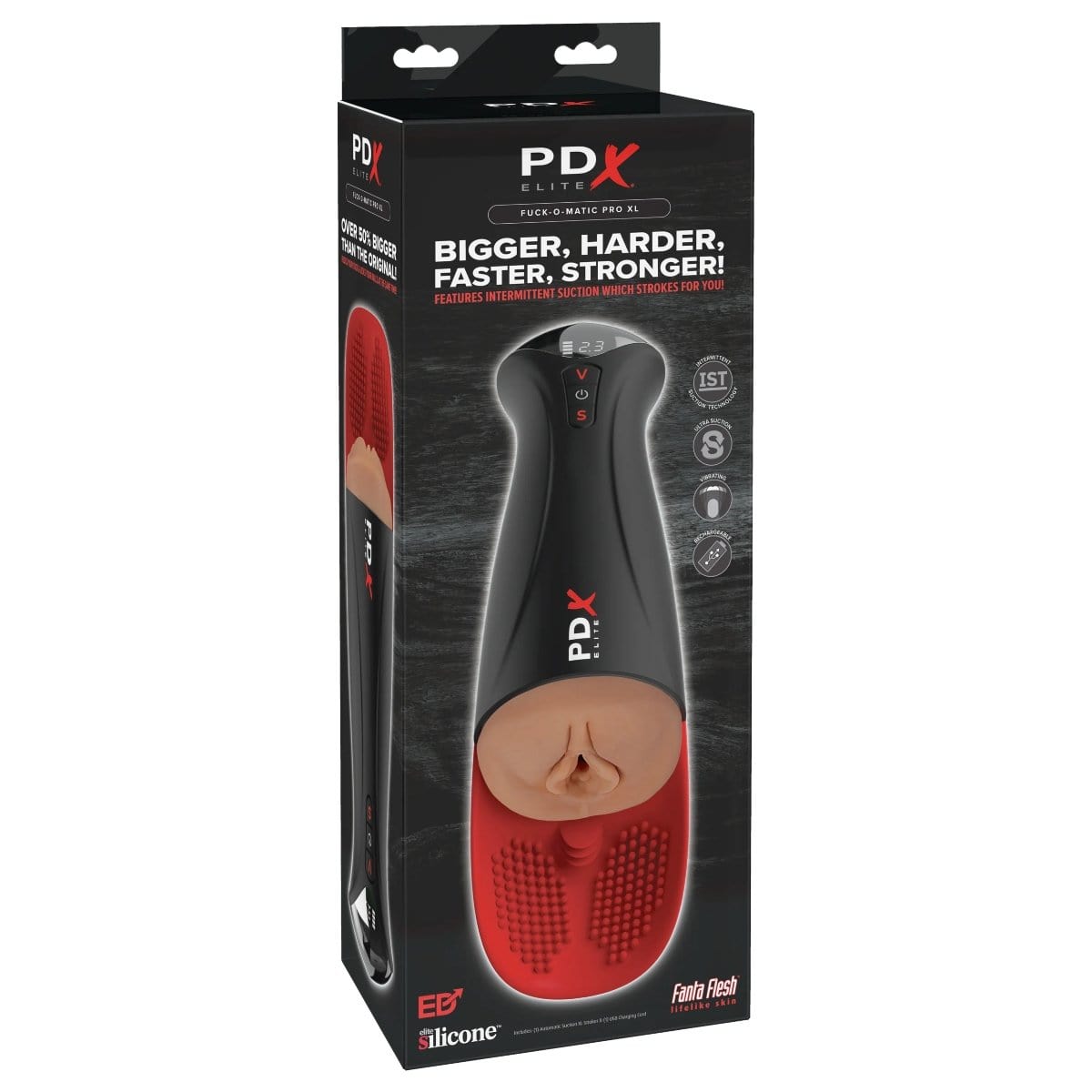 Pipedream - PDX Elite Fuck O Matic Pro Masturbator XL - Brown | Male Suction Masturbator Pipedream - For Me To Love
