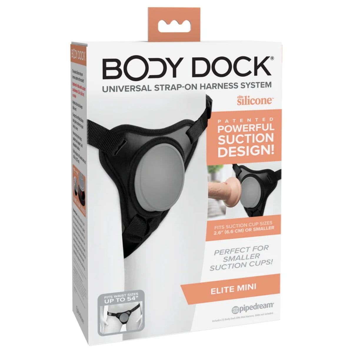 Pipedreams - Body Dock Elite Mini Strap-on Harness | Suction Cup Base Pipedream - For Me To Love