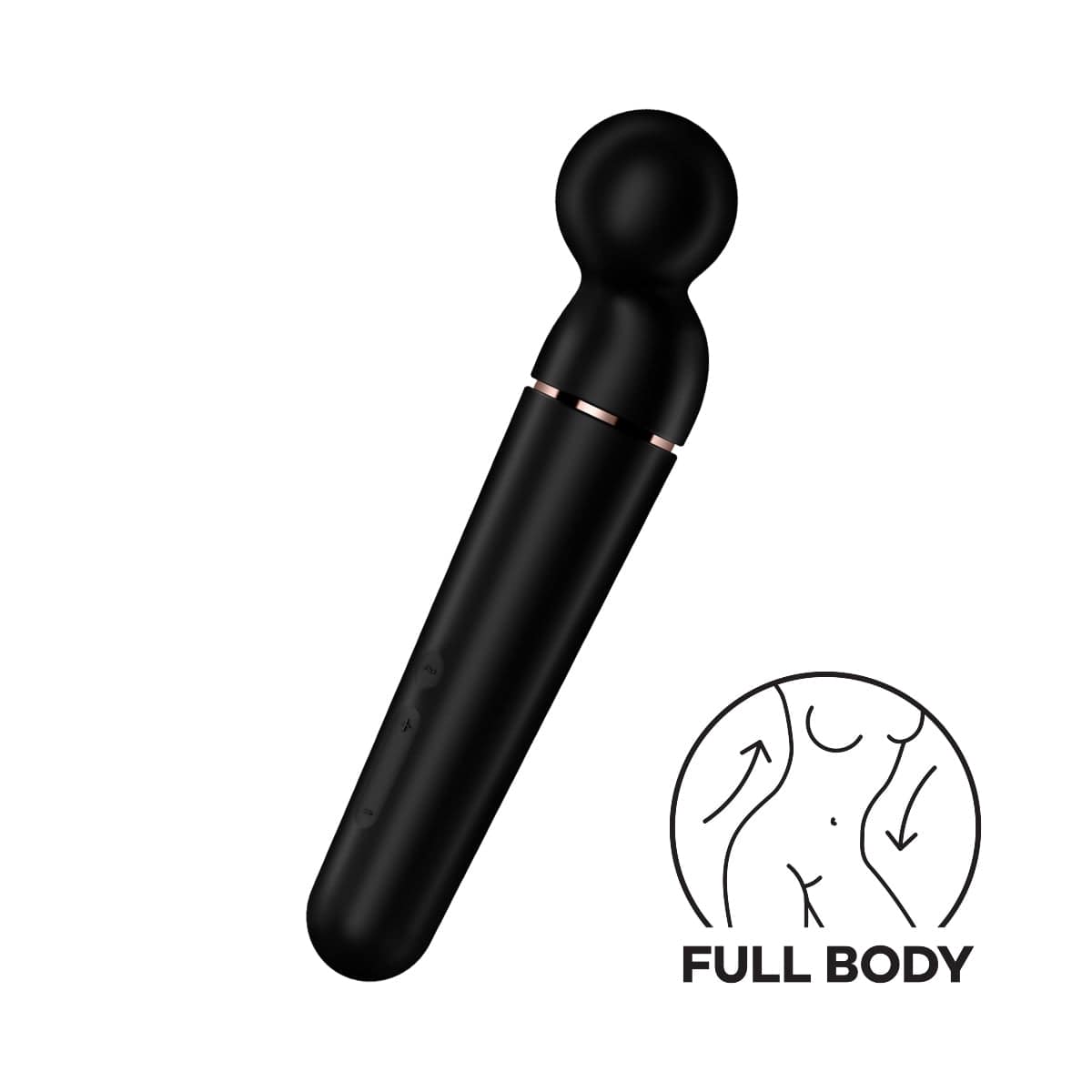 Planet Wand-er Black + Rose Gold Massage Wand Satisfyer - For Me To Love