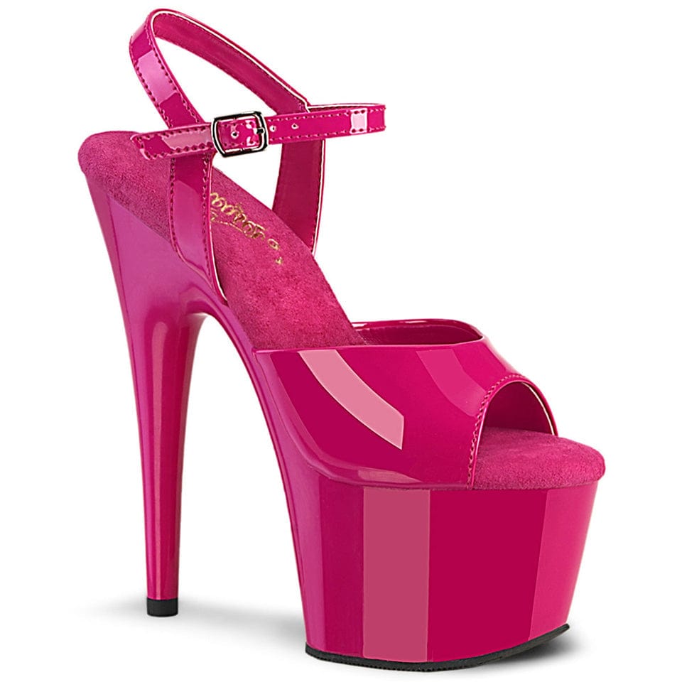 Pleaser - Adore 709 Hot Pink Platform Stilettos with 7 inch Heel | UK 2-11 Pleaser - For Me To Love