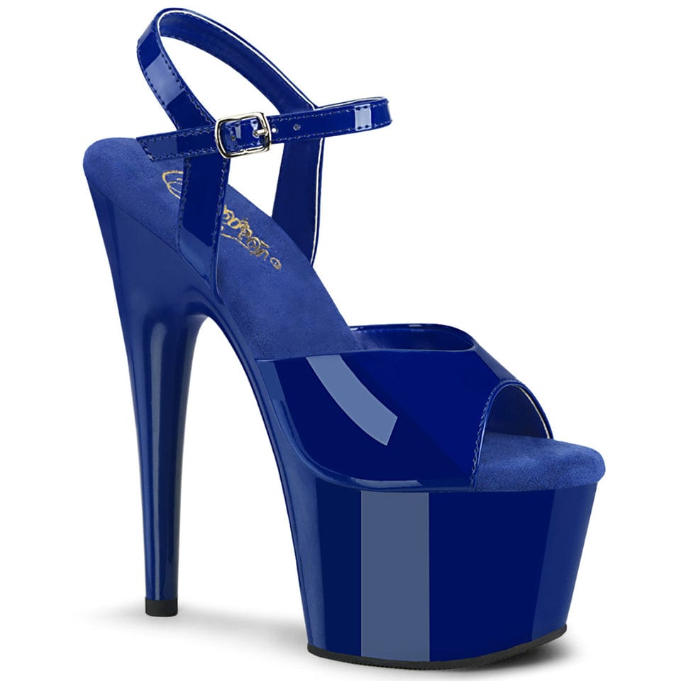 Pleaser - Adore 709 Royal Blue Platform Stilettos with 7 inch Heel | UK 2-11 Pleaser - For Me To Love