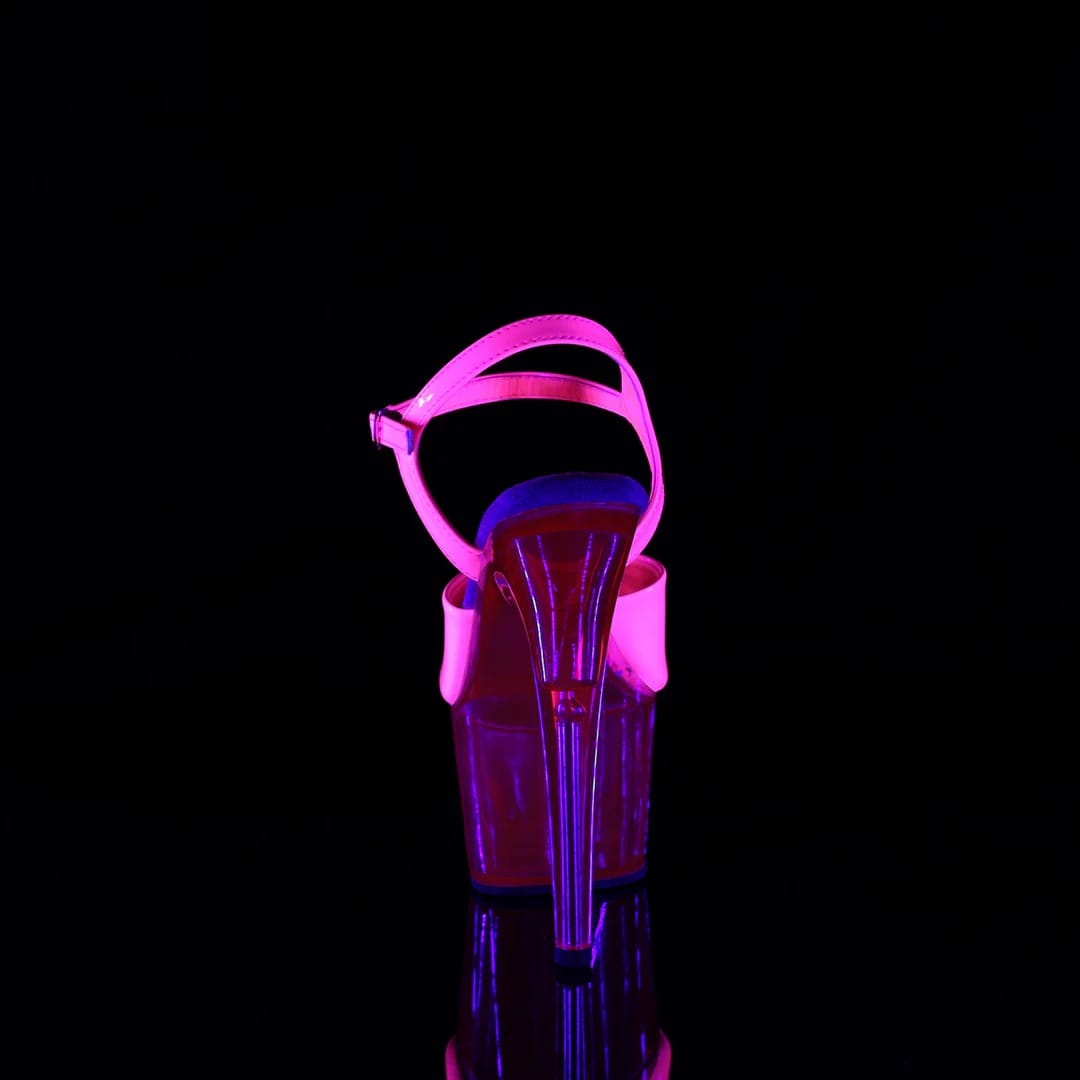 Pleaser - Adore 709UVT Hot Pink Platform Stilettos with 7 inch Heel | UK 2-9 Pleaser - For Me To Love