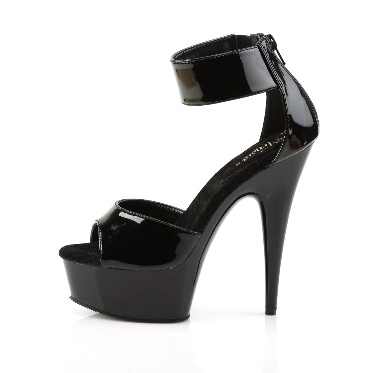 Pleaser - Delight 670-3 Patent Platform Stilettos with 6 inch Heel | UK 2-11 Pleaser - For Me To Love