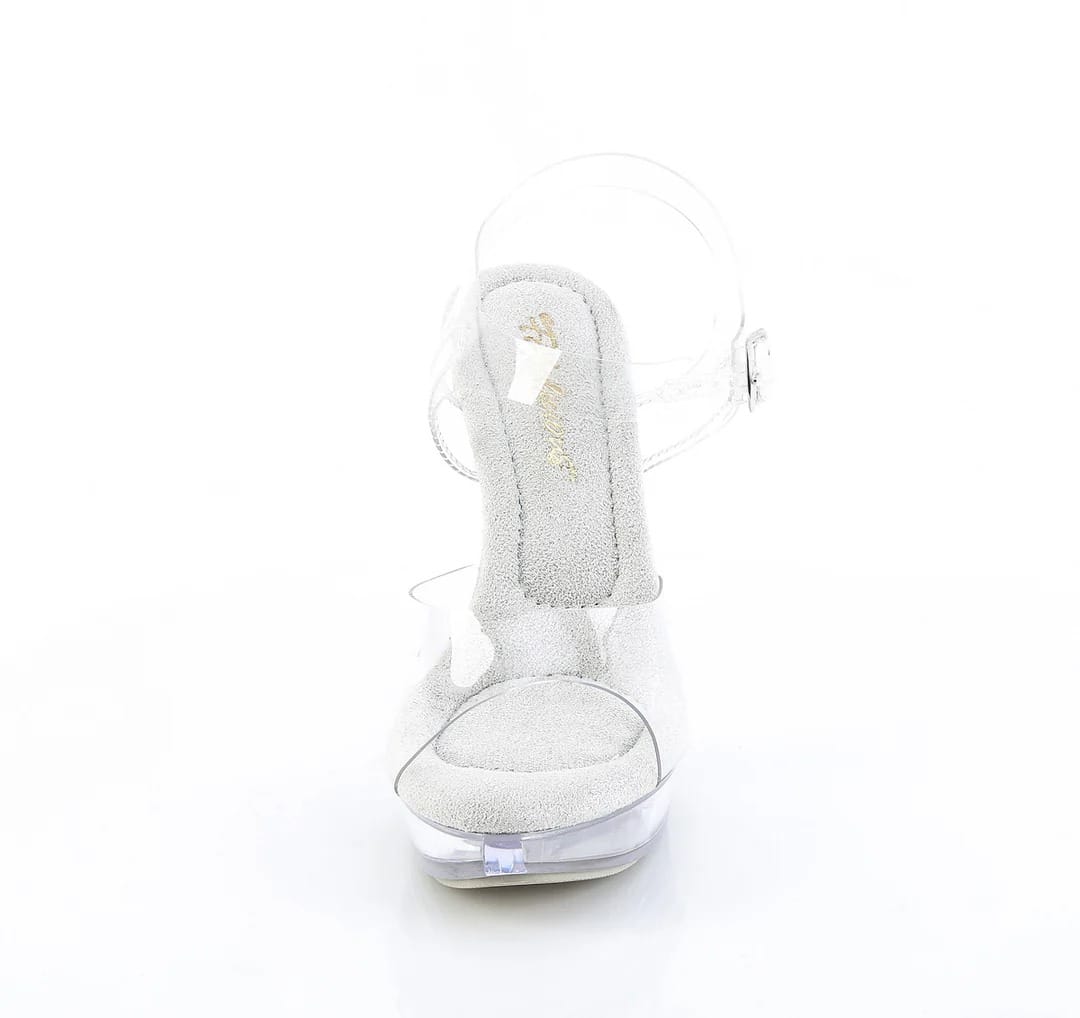 Pleaser Fabulicious - Cocktail 508 Clear Platform Stiletto with 5 inch Heel | UK 2-11 Pleaser - For Me To Love