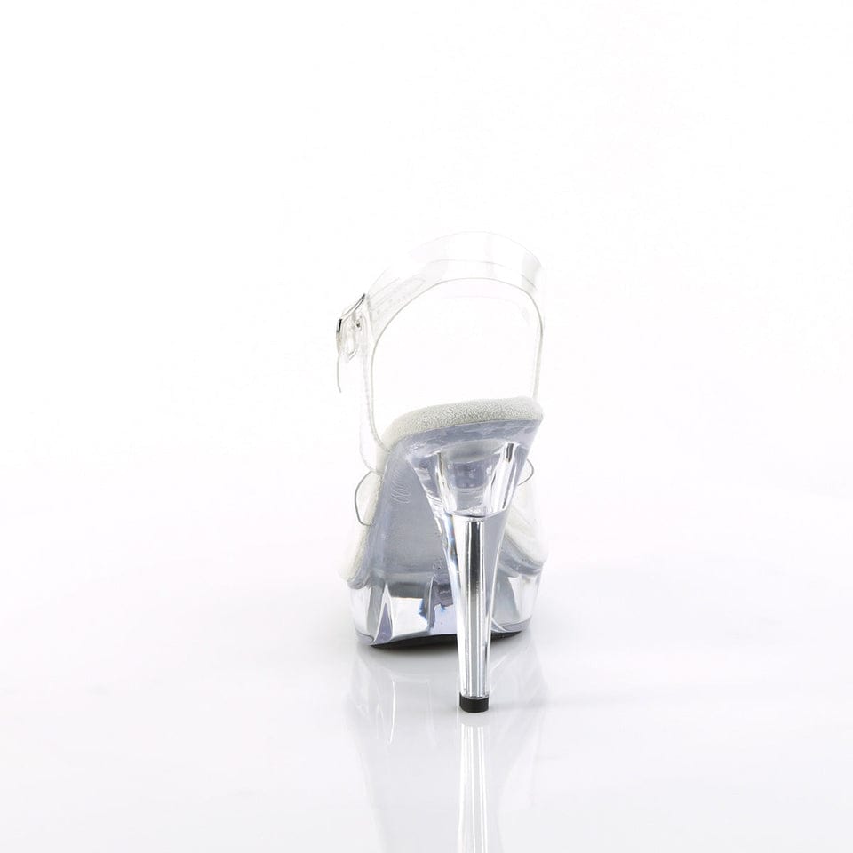 Pleaser Fabulicious - Cocktail 508 Clear Platform Stiletto with 5 inch Heel | UK 2-11 Pleaser - For Me To Love