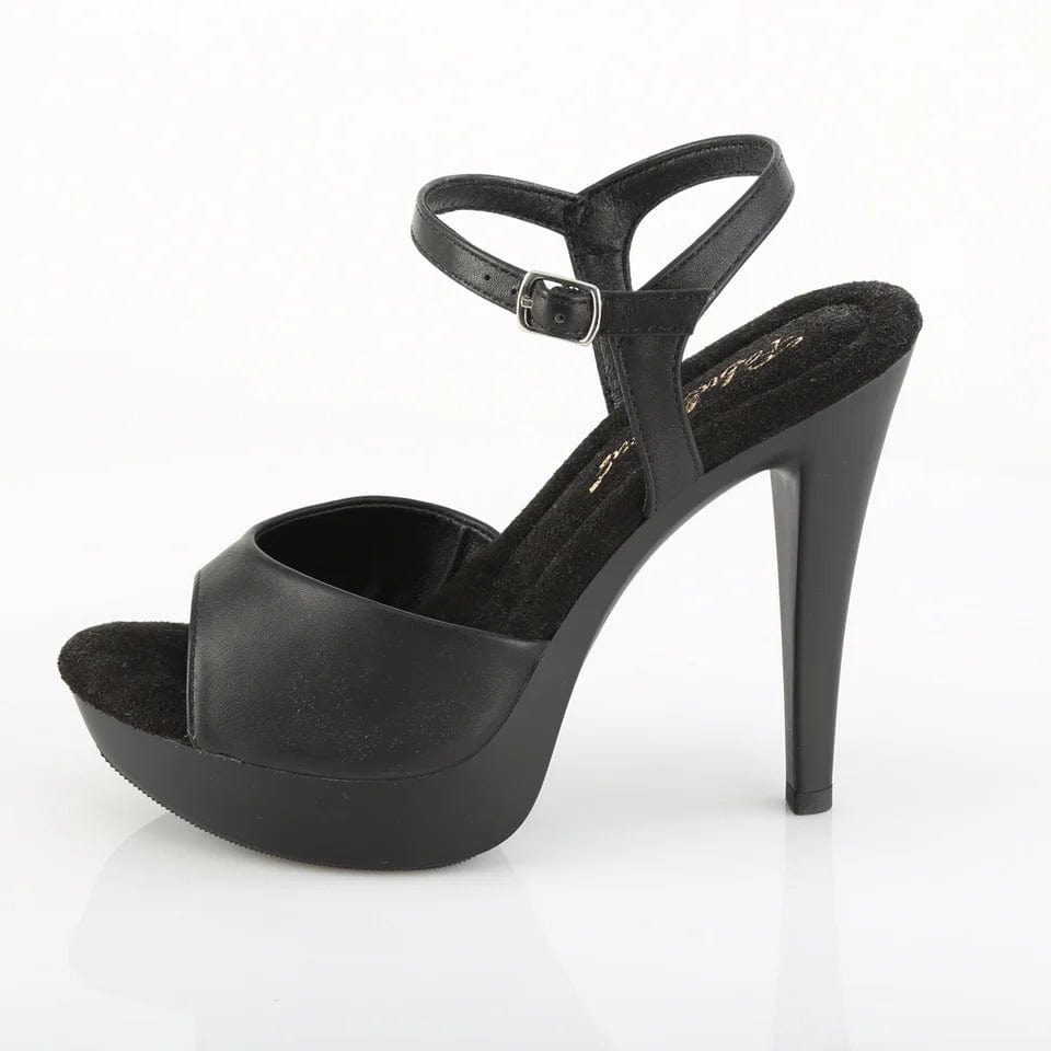 Pleaser Fabulicious - Cocktail 509 Matte Black Platform Stiletto with 5 inch Heel | UK 2-11 Pleaser - For Me To Love
