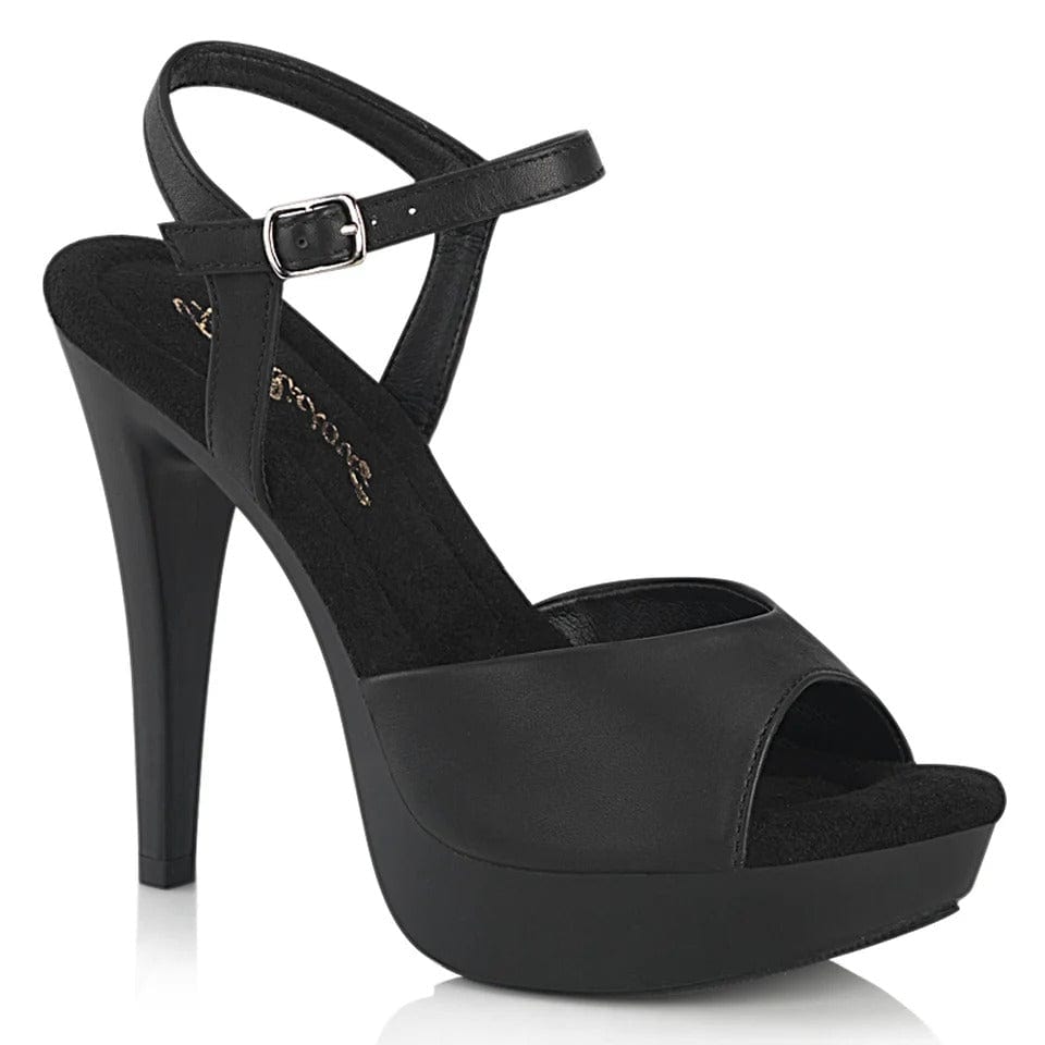 Pleaser Fabulicious - Cocktail 509 Matte Black Platform Stiletto with 5 inch Heel | UK 2-11 Pleaser - For Me To Love