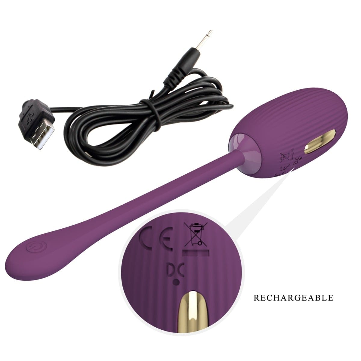 Pretty Love - Doreen Love Egg Vibrator with Stimulating Electro Shock Function | App Controlled Pretty Love - For Me To Love