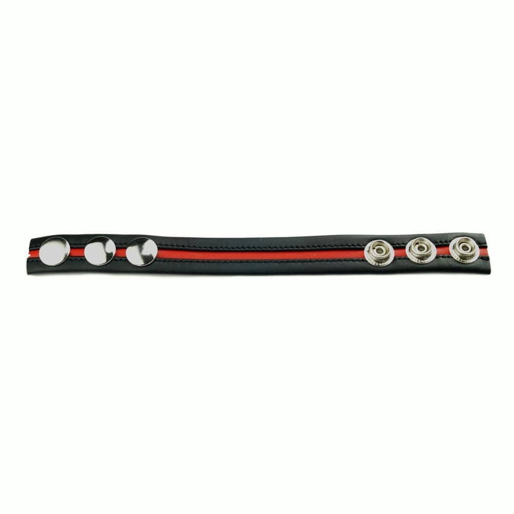 Prowler RED - Adjustable Cock Strap with 3 Snap Fasteners | Black/Red Prowler Red - For Me To Love