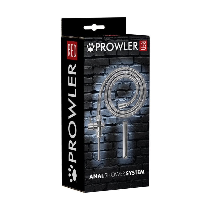 Prowler RED - Anal Shower Douche System  | includes 2 Interchangeable Nozzles Prowler Red - For Me To Love