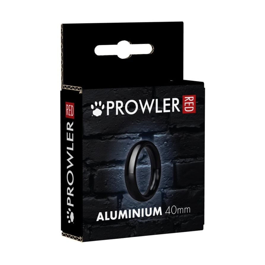 Prowler RED - Black Aluminium Cock Ring | Choice of 3 sizes 40mm prowler red - For Me To Love