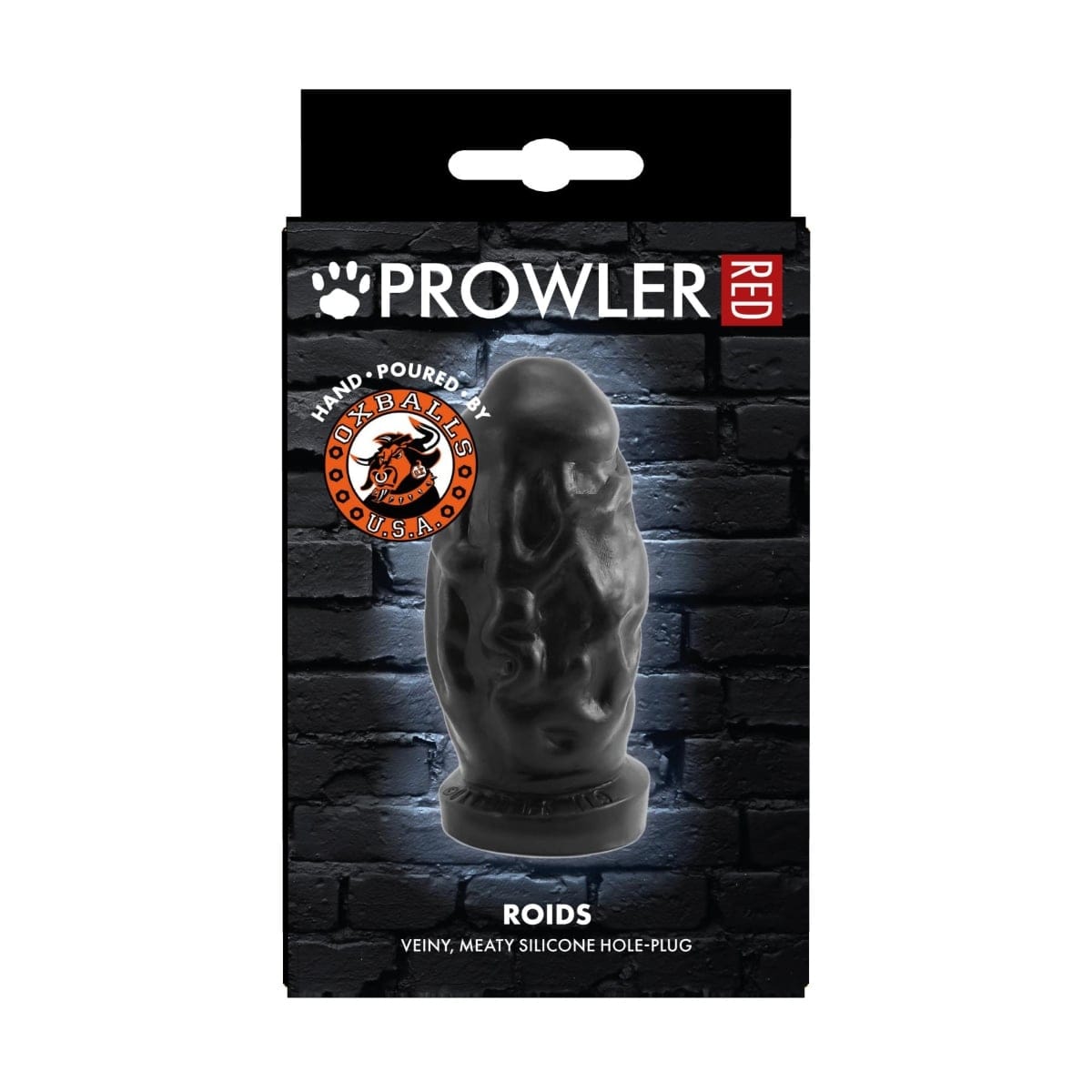 Prowler RED - By Oxballs Roids Girthy Butt Plug | 6.5 inches Prowler Red - For Me To Love