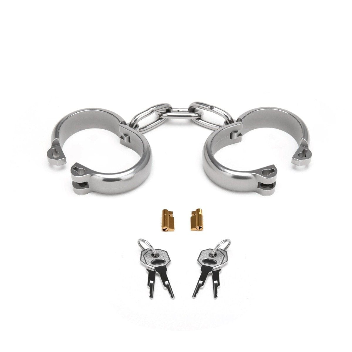 Prowler RED - Heavy Duty Stainless Steel Hand Cuffs Prowler Red - For Me To Love