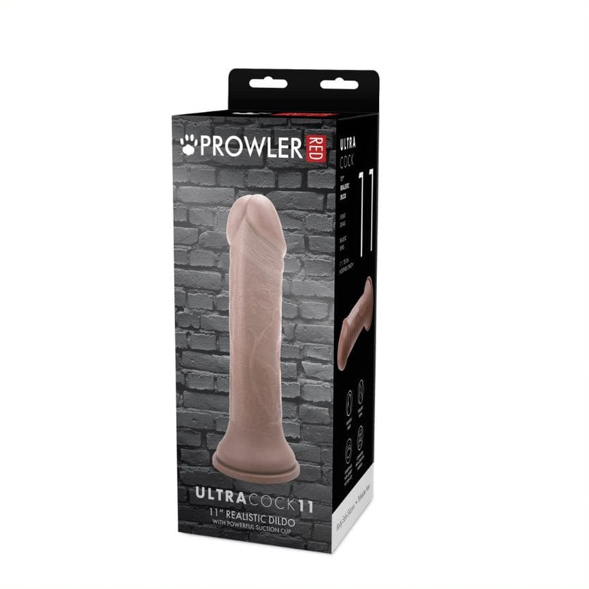 prowler red Prowler RED Ultra Cock, Coke can Girth 11 inch Dildo - Caramel