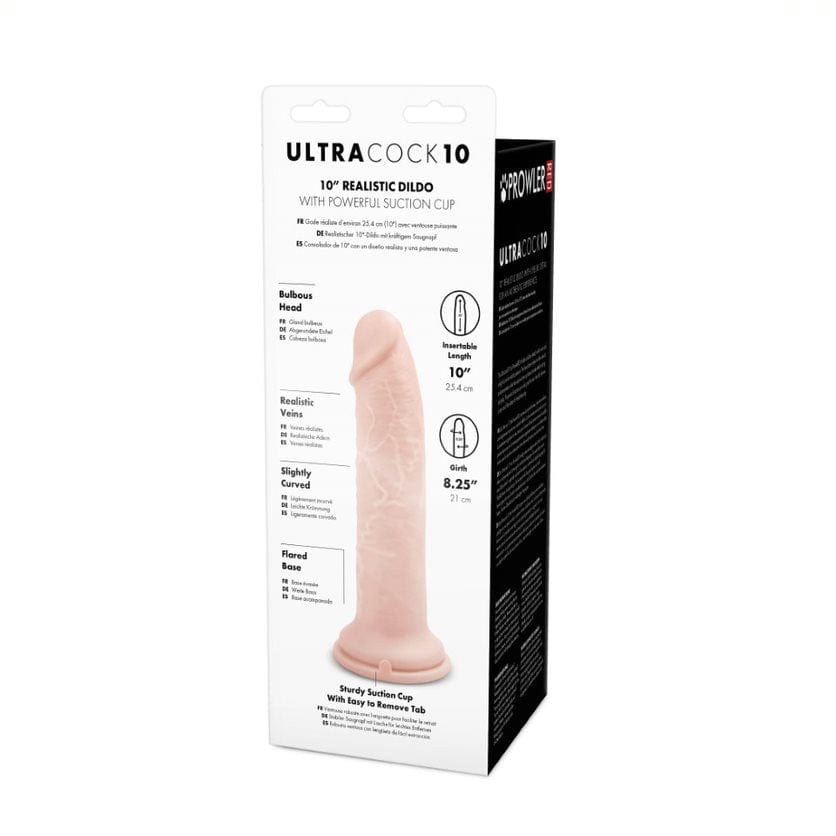 Prowler RED - Realistic Suction Cup Dildo | 10 inches prowler red - For Me To Love