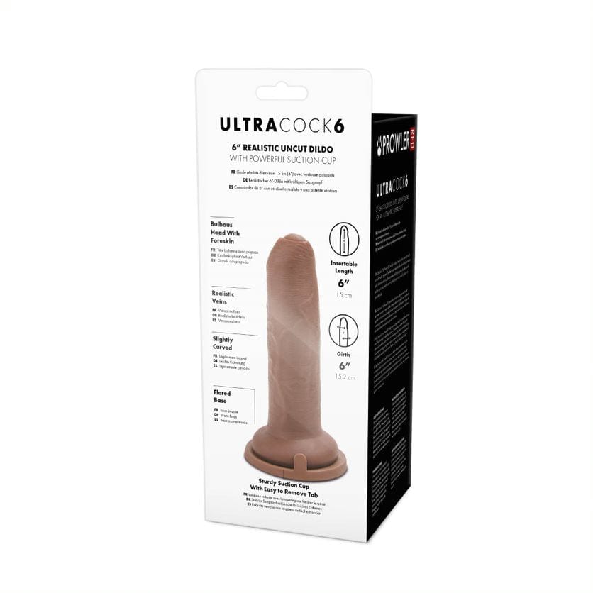 Prowler RED - Realistic Suction Cup Dildo | Uncut 6 inches prowler red - For Me To Love