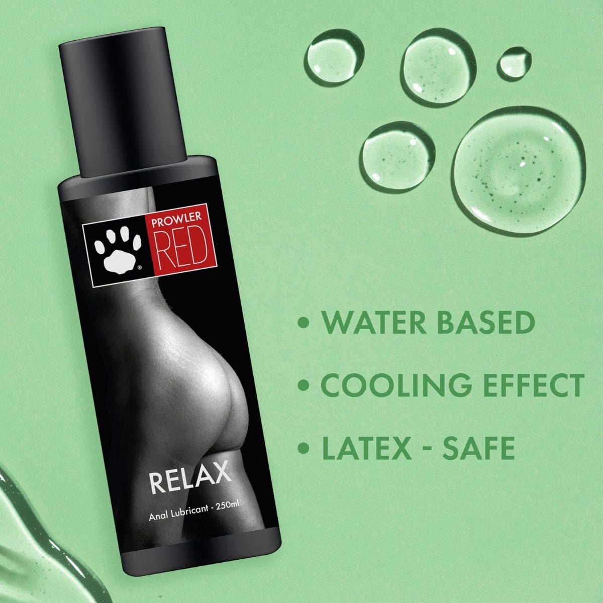 Prowler RED - Relax Water-Based Anal Lube | 250ml prowler red - For Me To Love