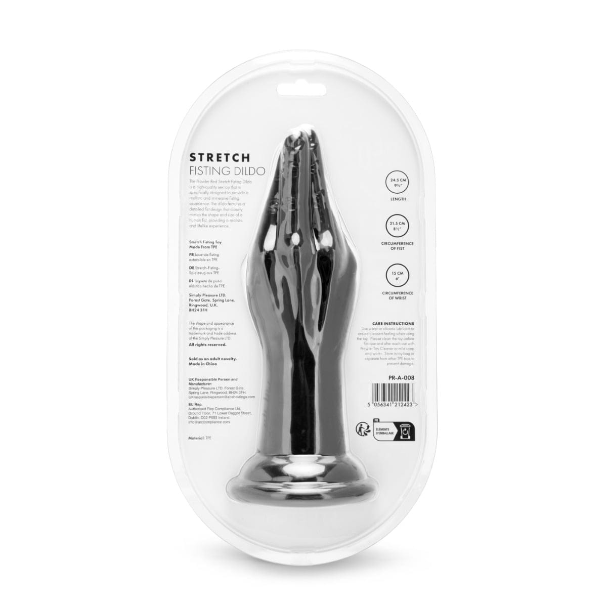 Prowler RED - Stretch Fisting Dildo with Suction Cup Base | 9.5 inches Prowler Red - For Me To Love