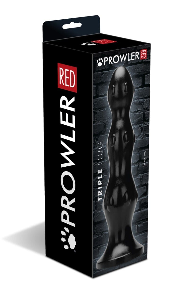 Prowler RED Triple Butt Plug prowler red - For Me To Love