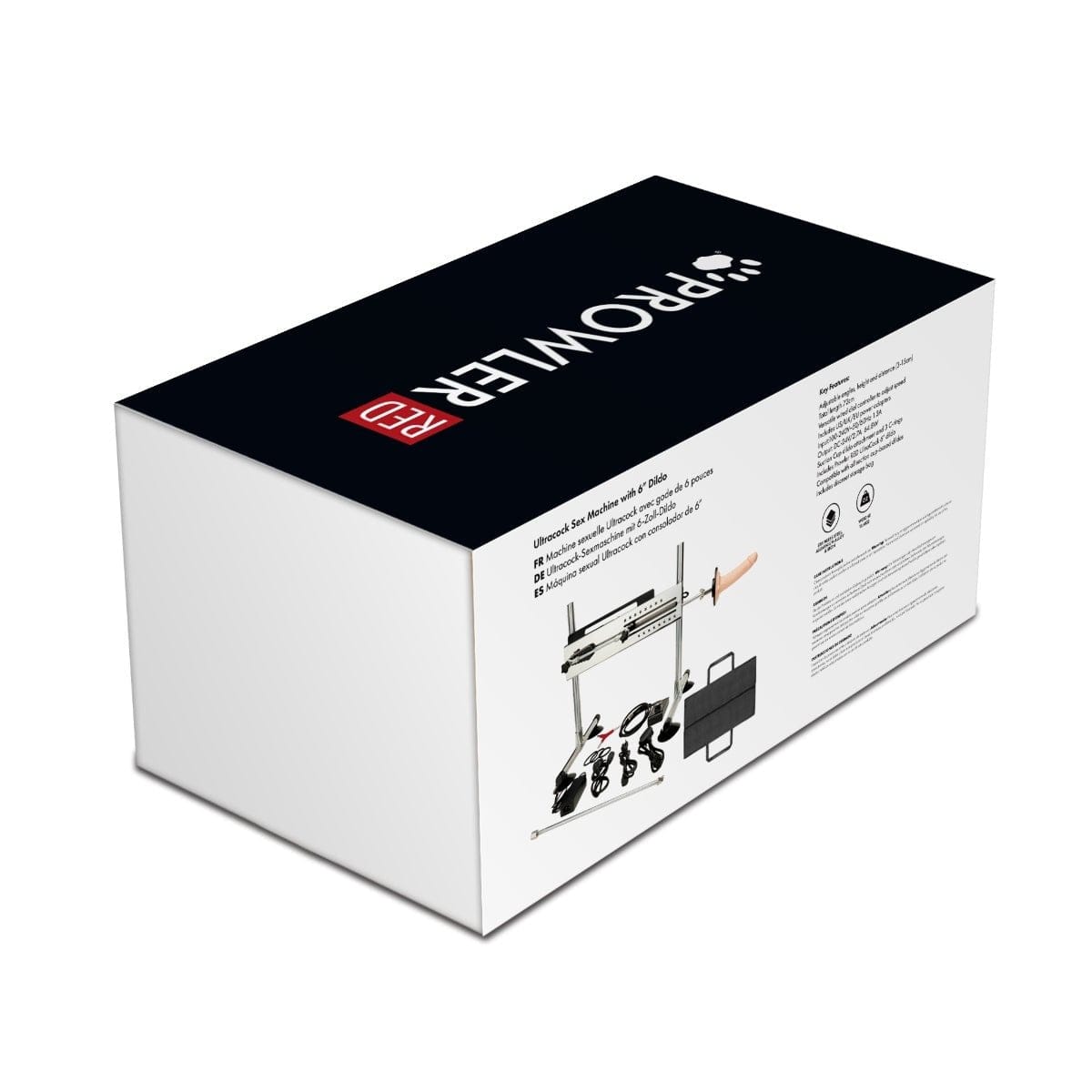 Prowler RED - UltraCock Sex Machine Includes 6 inch Suction Cup Dildo | Mains Powered prowler red - For Me To Love