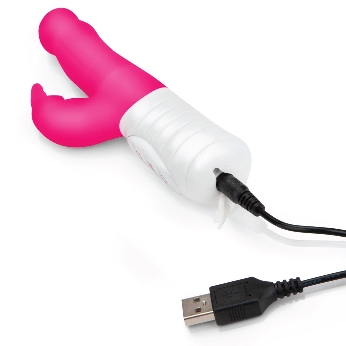 Rabbit Essential - Slim Shaft Rabbit Vibrator with Rotating Beads | Hot Pink Rabbit Essentials - For Me To Love