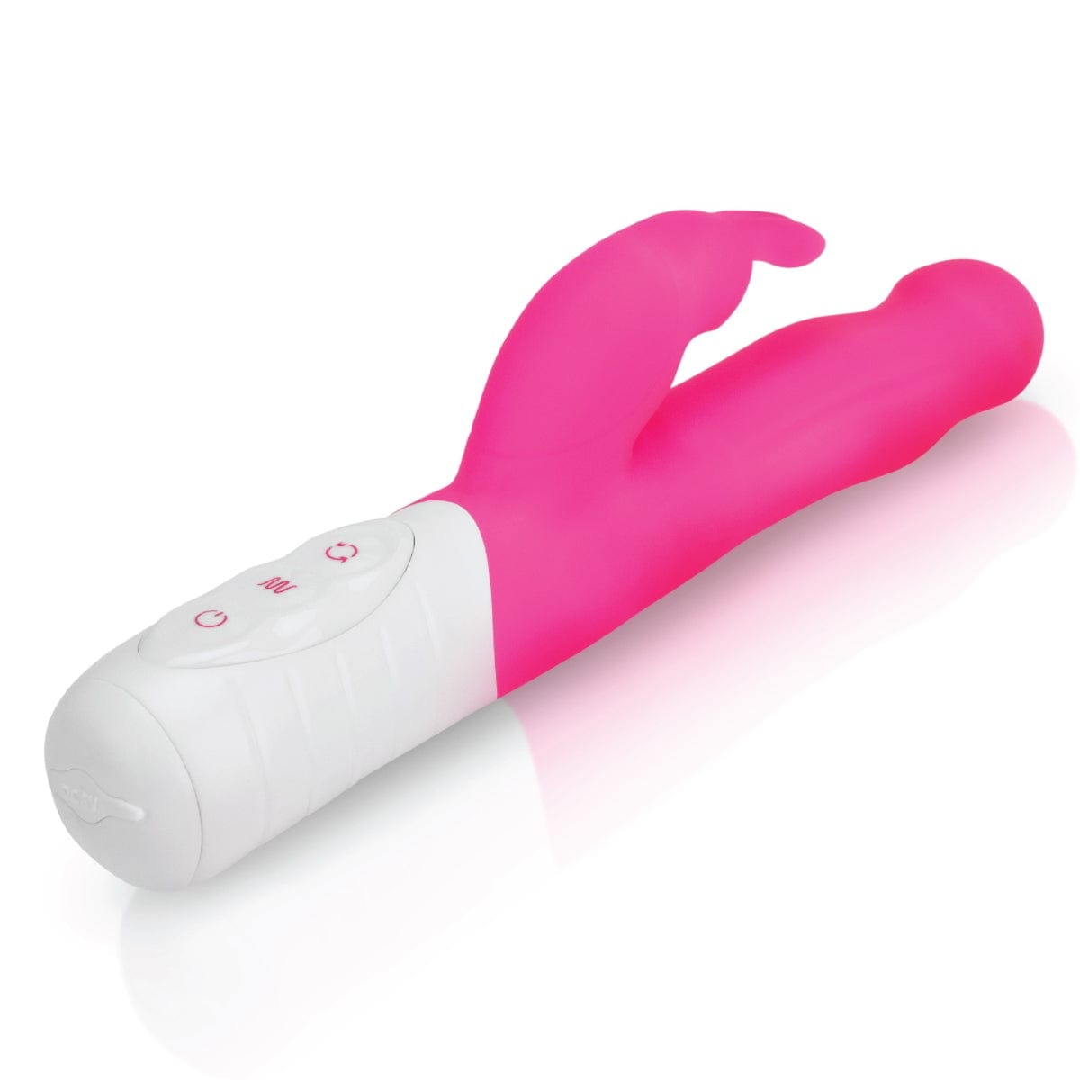 Rabbit Essential - Slim Shaft Rabbit Vibrator with Rotating Beads | Hot Pink Rabbit Essentials - For Me To Love