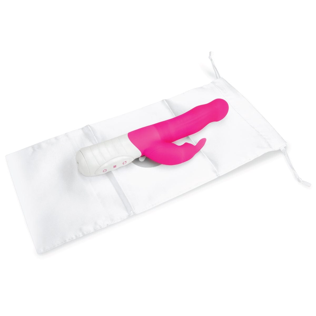 Rabbit Essential - Slim Shaft Rabbit Vibrator with Rotating Beads | Hot Pink Rabbit Essentials - For Me To Love