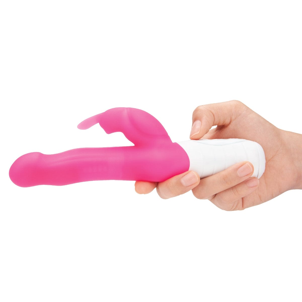 Rabbit Essential - Slim Shaft Rabbit Vibrator with Rotating Beads | Hot Pink Rabbit Essentials - For Me To Love