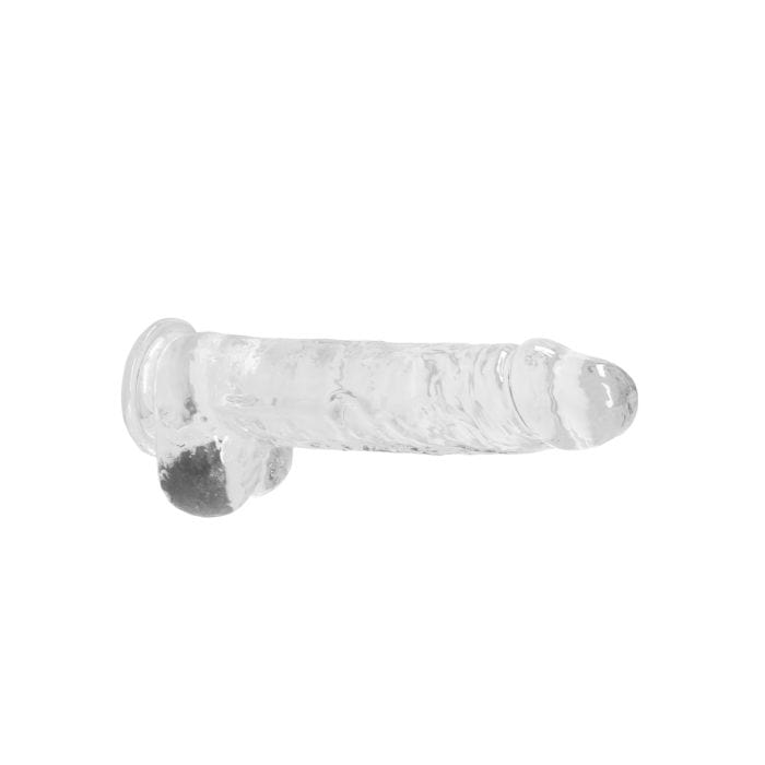 Real Rock - Crystal Clear Realistic Suction Cup Dildo With Balls | 9 inches Real Rock - For Me To Love