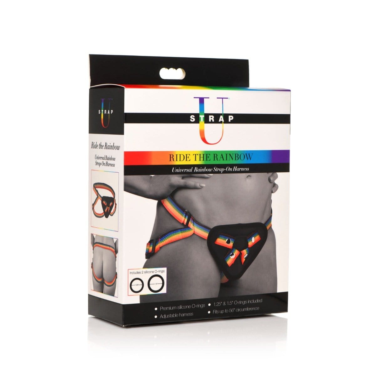 Ride the Rainbow - Universal Rainbow Strap On Harness Strap U - For Me To Love