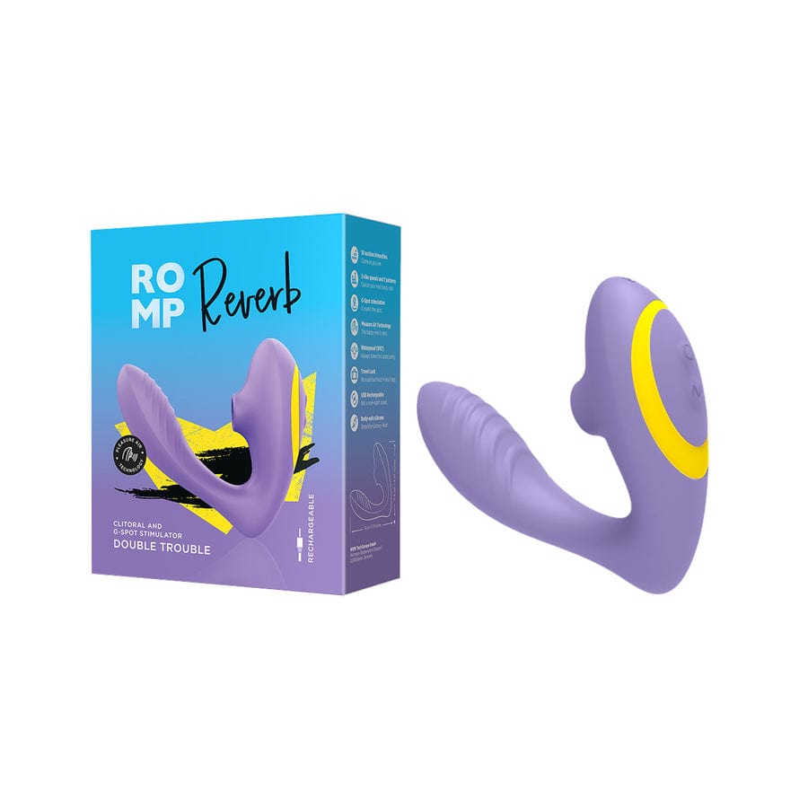 ROMP - Reverb G-spot & Clitoral Suction Vibe | USB Rechargeable Romp - For Me To Love