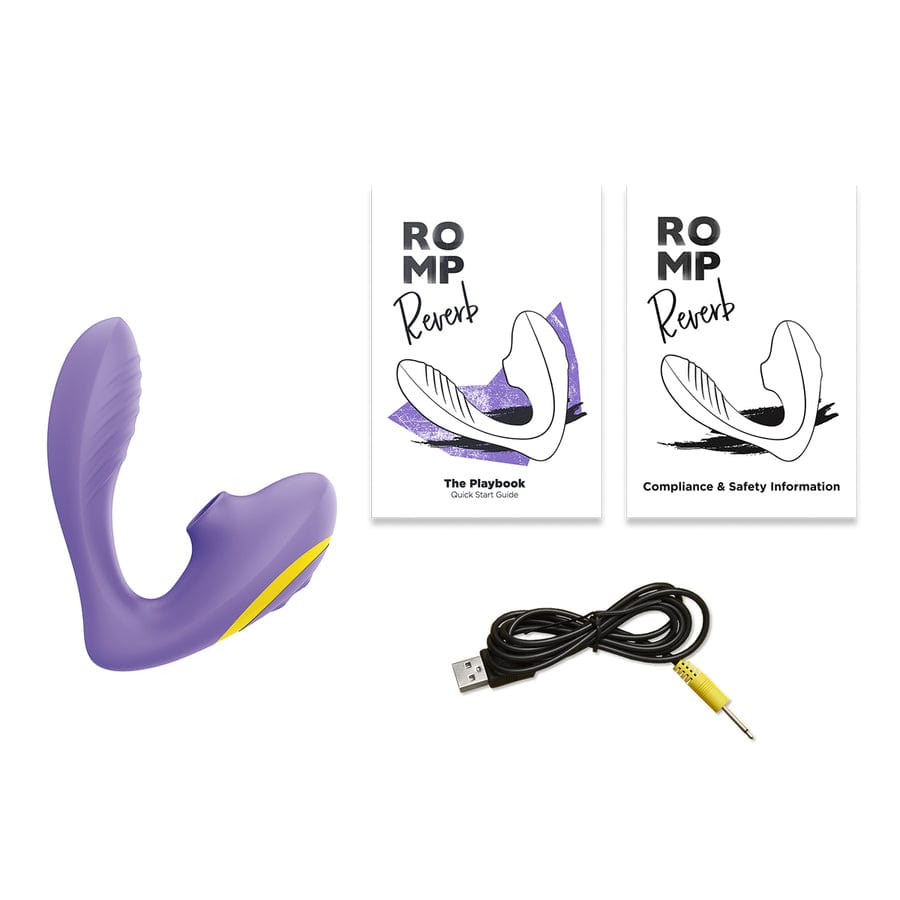 ROMP - Reverb G-spot & Clitoral Suction Vibe | USB Rechargeable Romp - For Me To Love