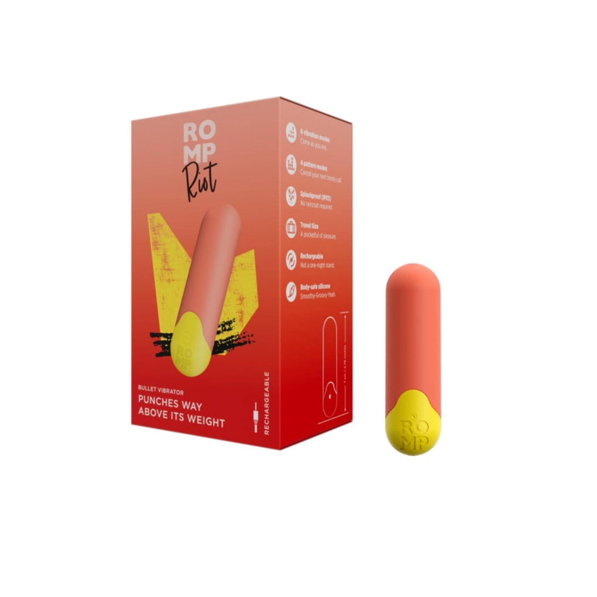 Romp - Riot Mini Bullet Vibe | USB Rechargeable Romp - For Me To Love