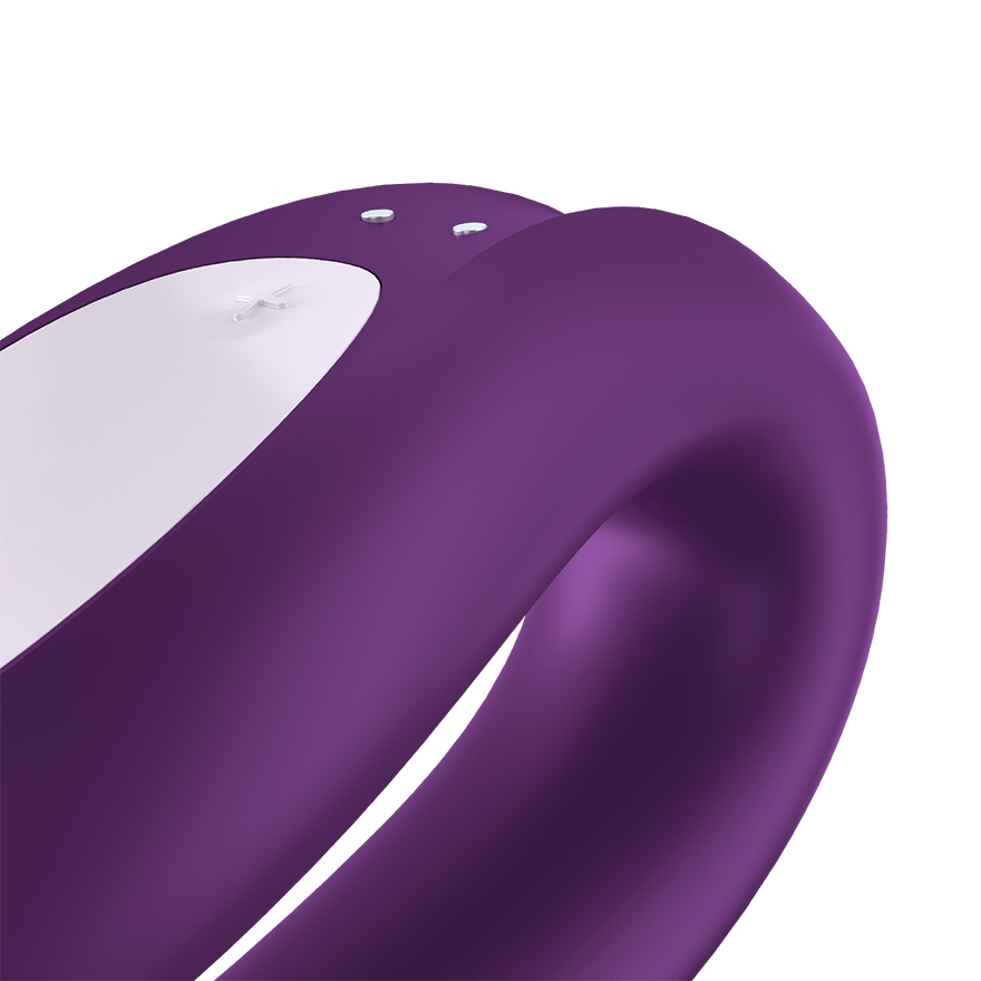 Satisfyer - App Enabled Double Joy Vibrator - Lilac Satisfyer - For Me To Love