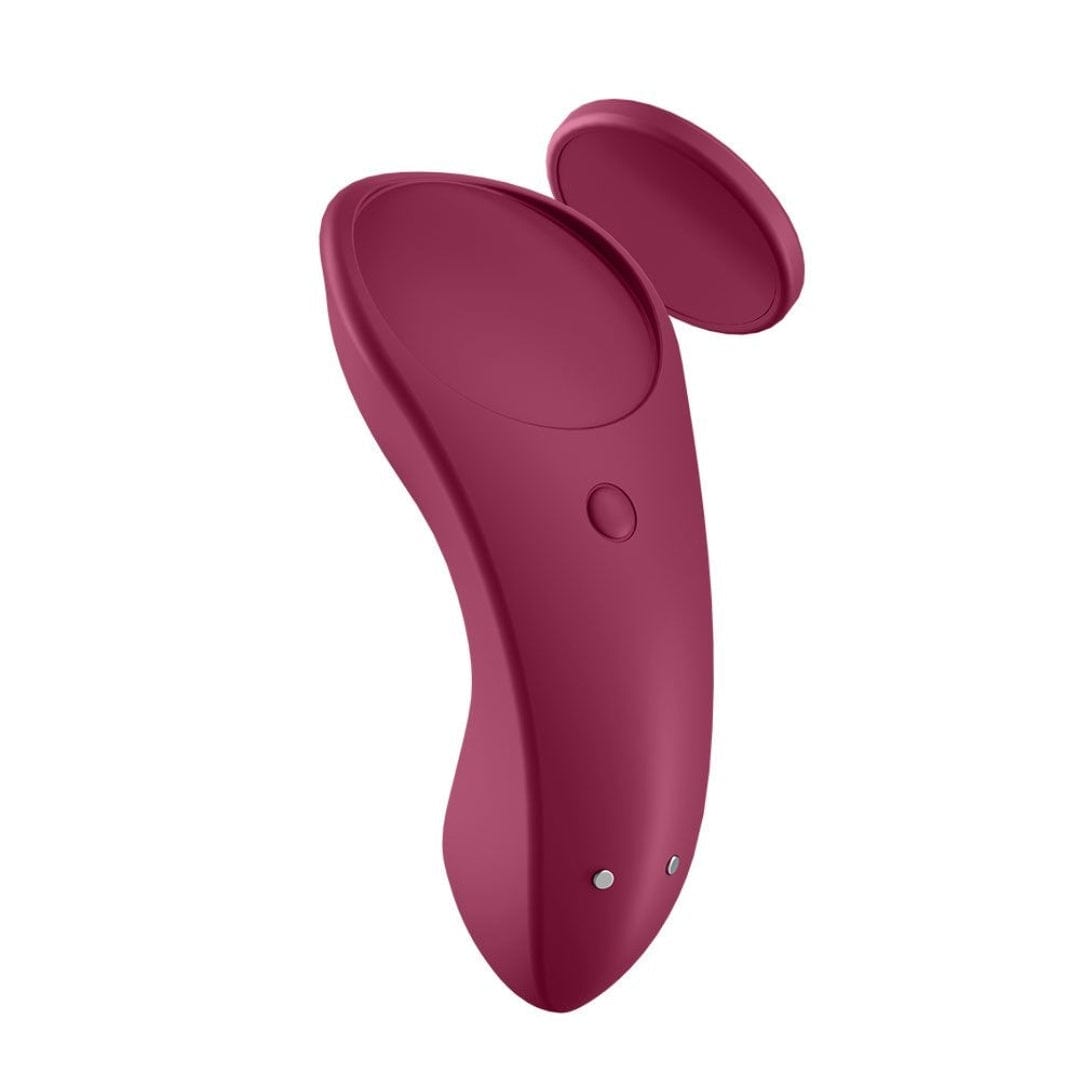 Satisfyer App Enabled Sexy Secret Panty Vibrator - Wine Red Satisfyer - For Me To Love