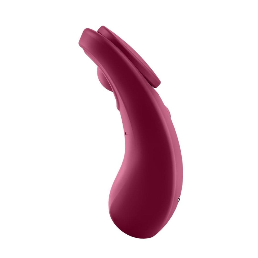 Satisfyer App Enabled Sexy Secret Panty Vibrator - Wine Red Satisfyer - For Me To Love