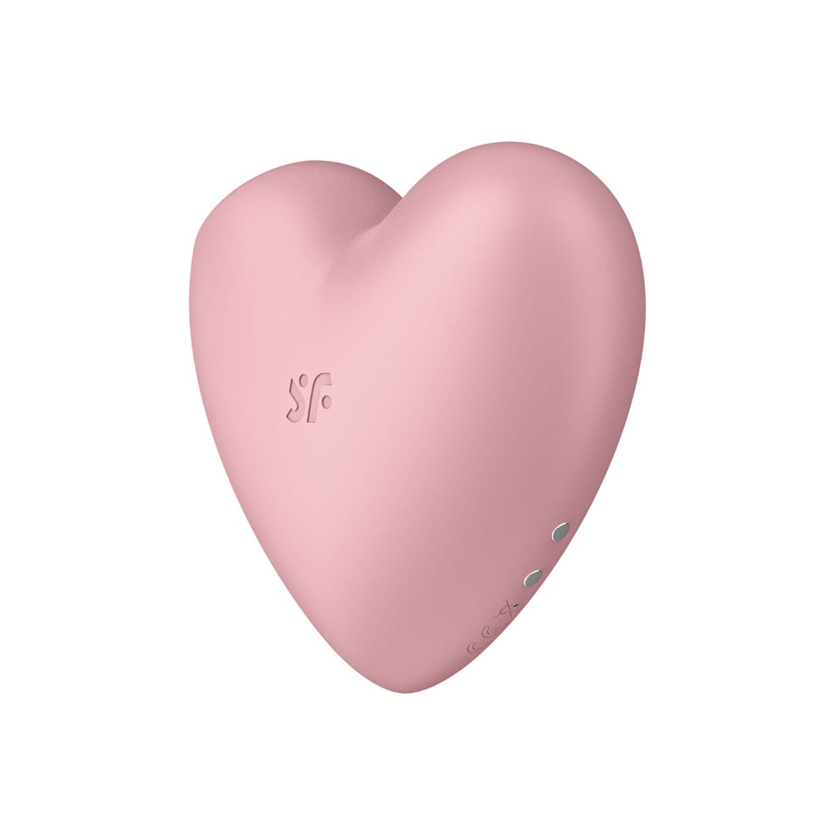 Satisfyer Cutie Heart Double Air Pulse Vibrator Light Red Satisfyer - For Me To Love