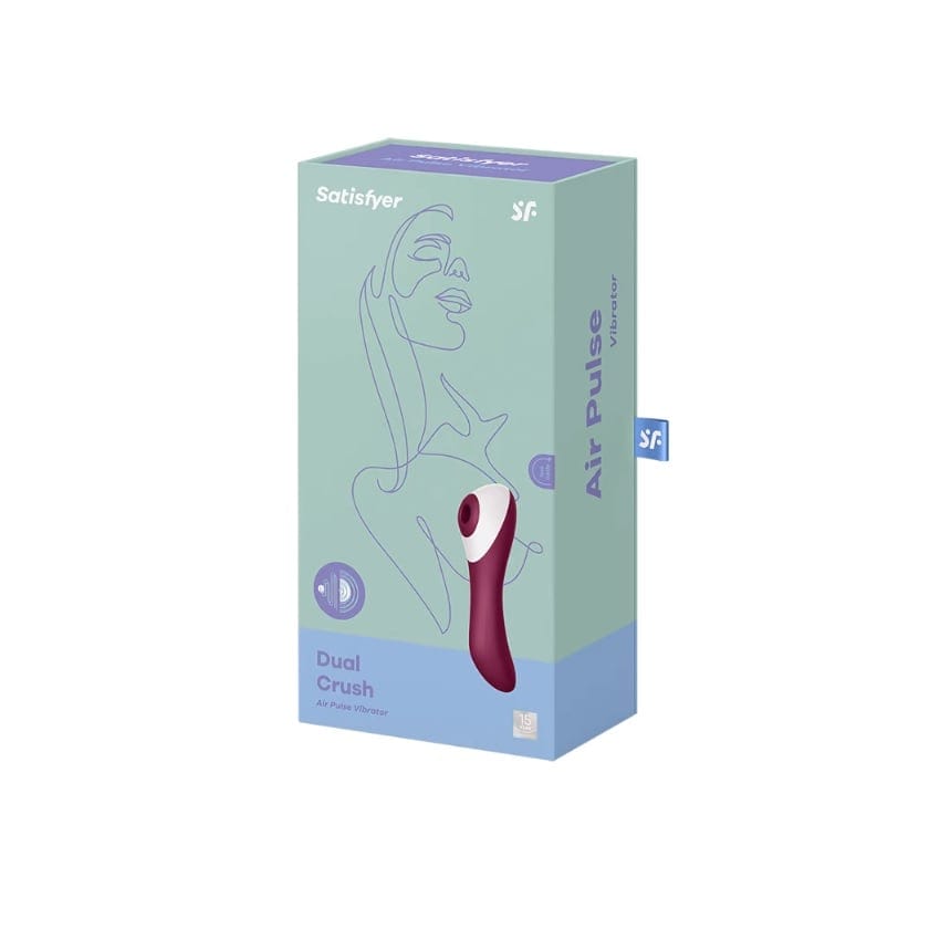 Satisfyer - Dual Crush Air-Pulse Clitoral & G-Spot Vibrator | USB Rechargeable Satisfyer - For Me To Love