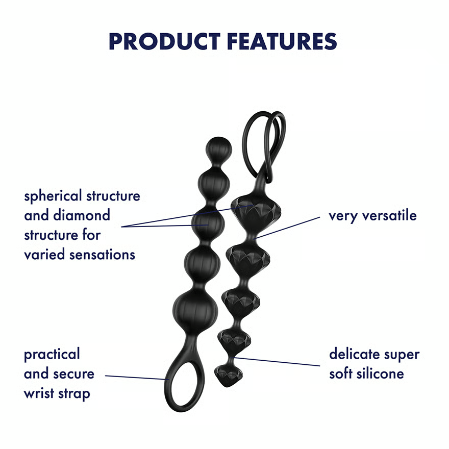 Satisfyer - Soft Silicone Anal Beads | Set of 2 Satisfyer - For Me To Love