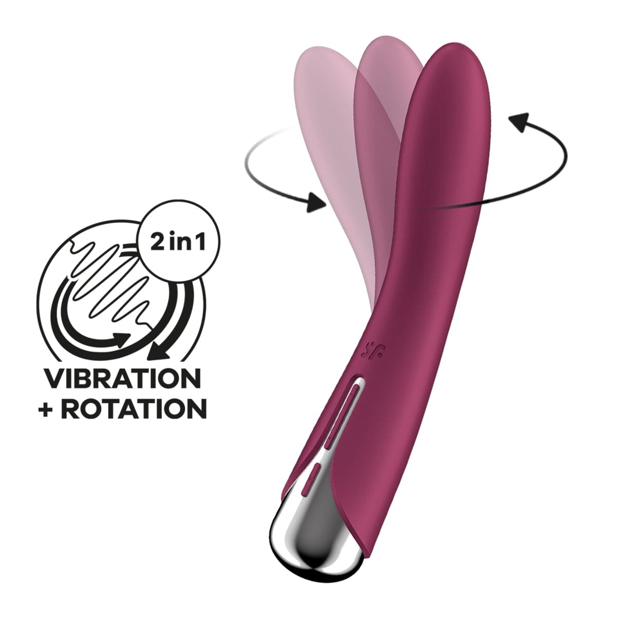 Satisfyer - Spinning Multi Function G-Spot Vibrator | USB Rechargeable Satisfyer - For Me To Love