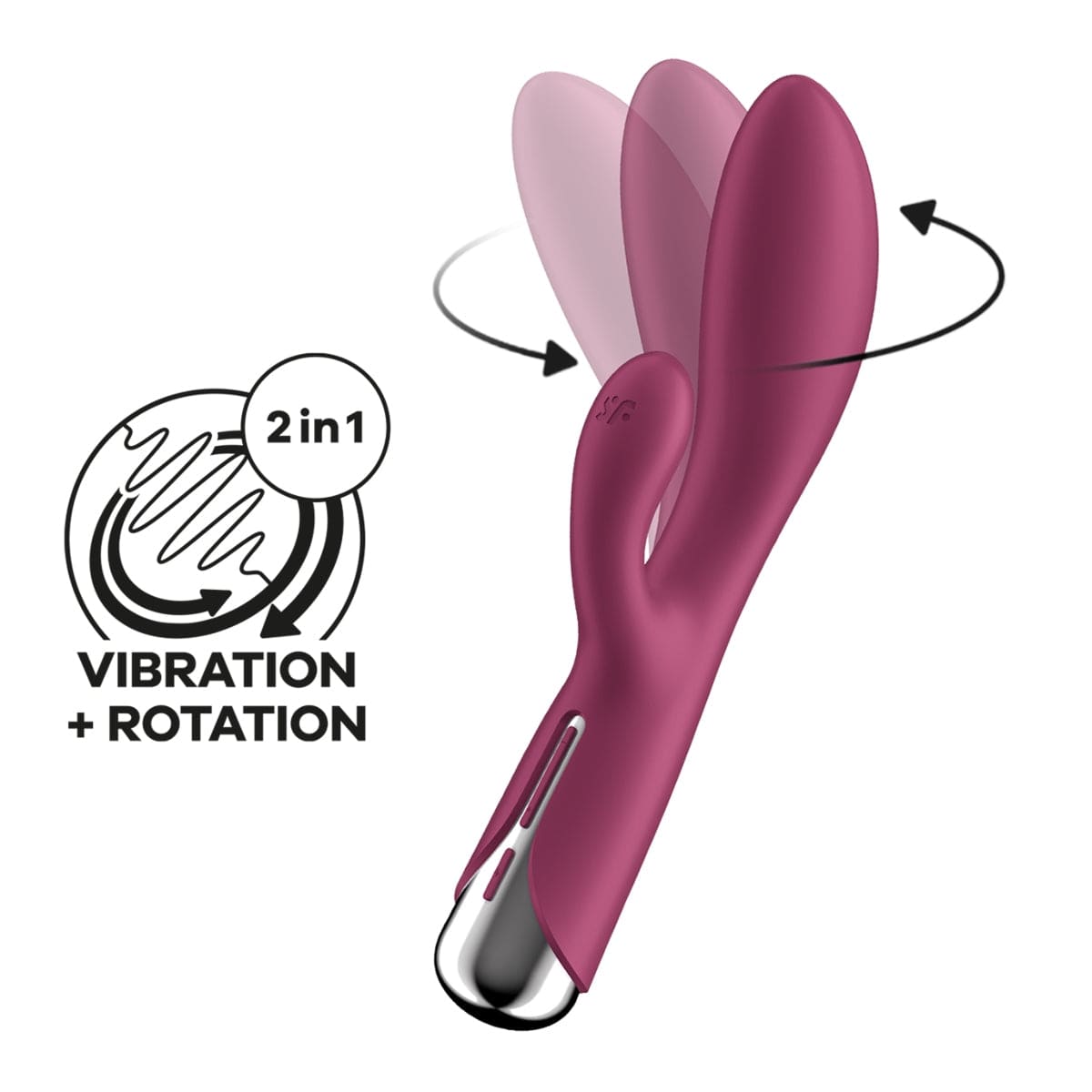 Satisfyer - Spinning Rabbit Clitoral & G-spot Vibrator | USB Rechargeable Satisfyer - For Me To Love