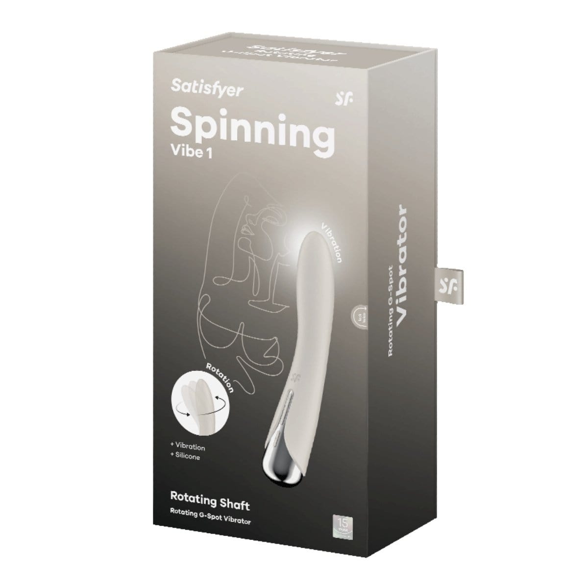 Satisfyer - Spinning Vibe 1 Rotating G-Spot Vibrator | Choice of 2 Colours White Satisfyer - For Me To Love