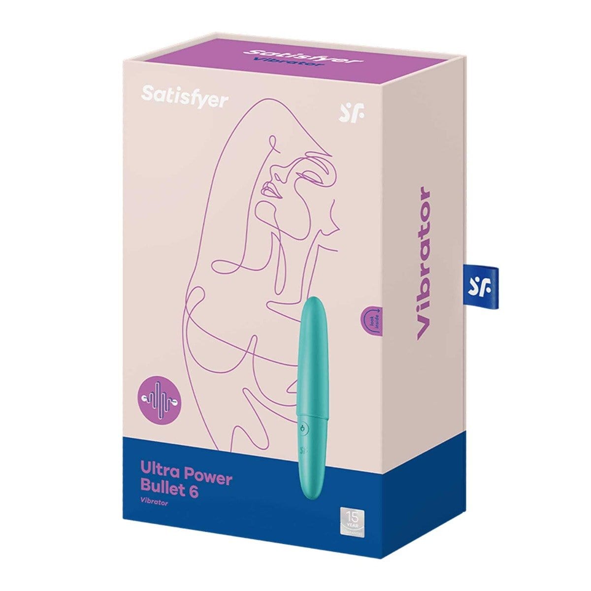 Satisfyer Ultra Power Bullet 6 Vibrator Turquoise - USB Rechargeable Satisfyer - For Me To Love