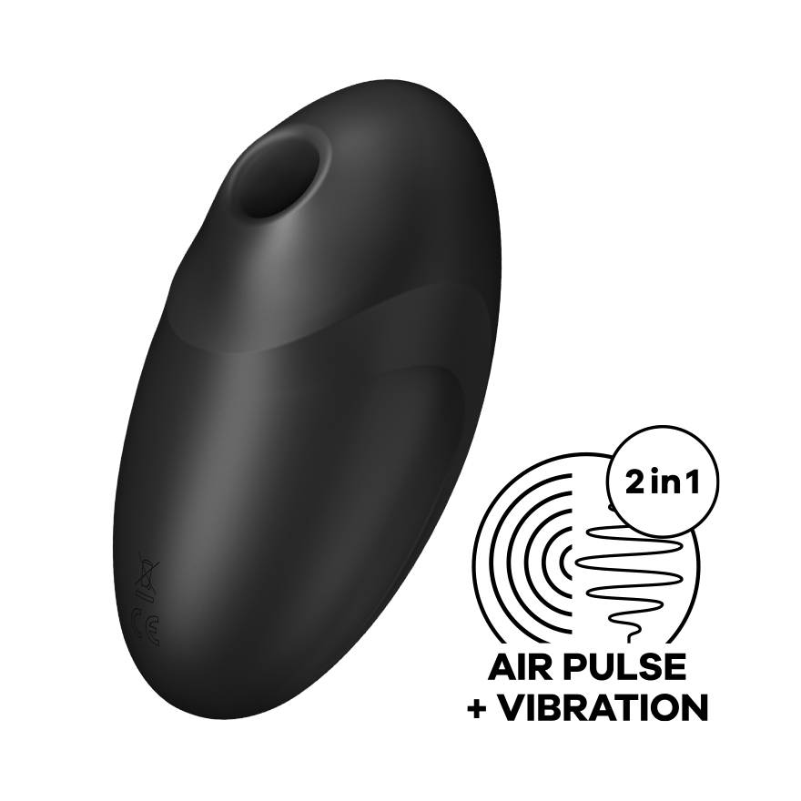 Satisfyer - Vulva Lover 3 black, Air Pulse Clitoral Vibrator | USB Rechargeable Satisfyer - For Me To Love