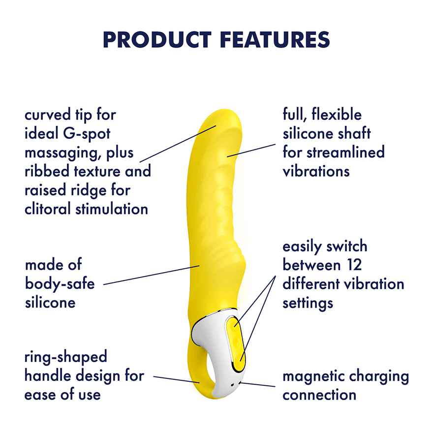 Satisfyer - Yummy Sunshine 12 Function Vibrator | USB Rechargeable Satisfyer - For Me To Love