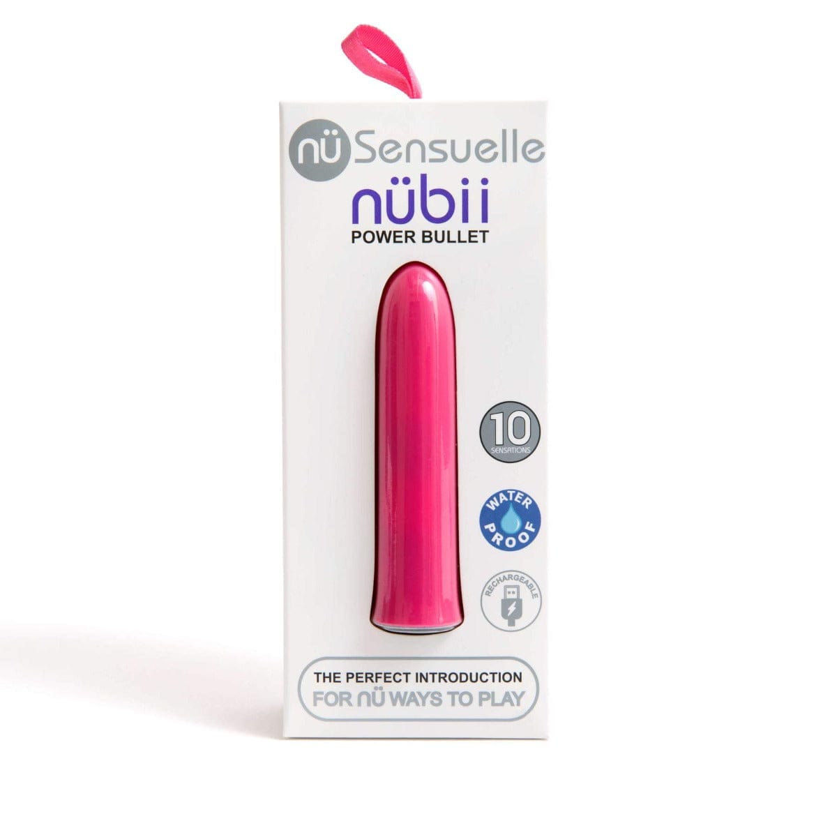 SENSUELLE NUBII 10 FUNCTION USB RECHARGEABLE BULLET - BLUSH PINK nu sensuelle - For Me To Love